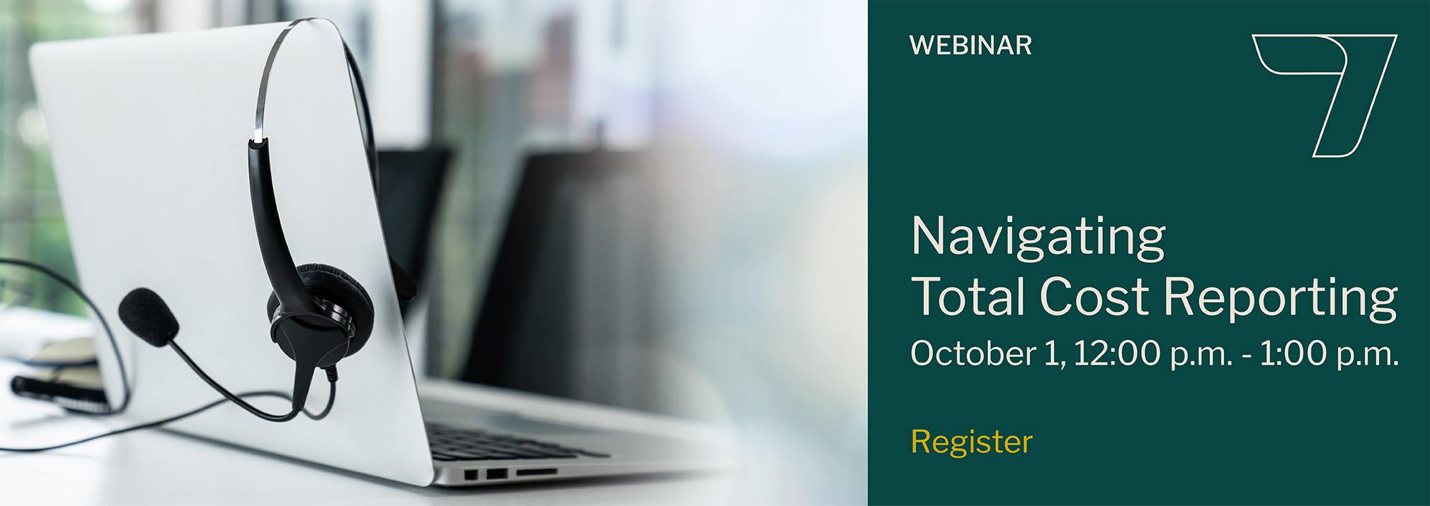 Navigating Total Cost Reporting Webinar