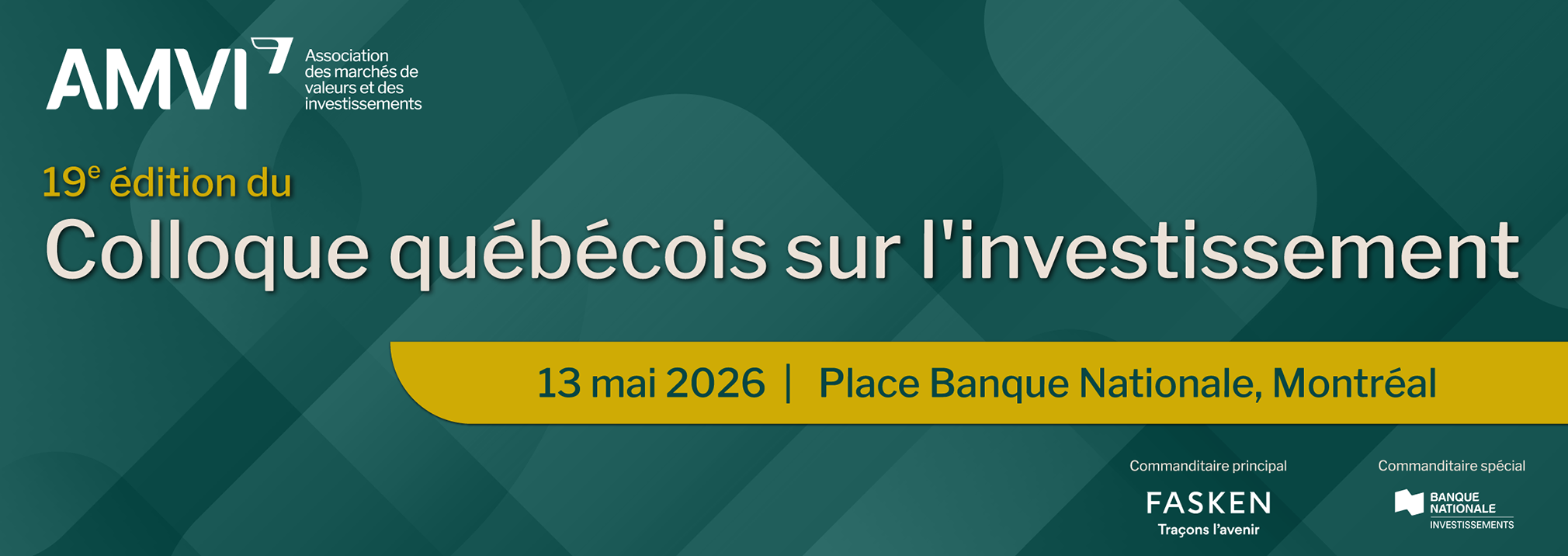 Colloque québécois sur l’investissement de l'AMVI